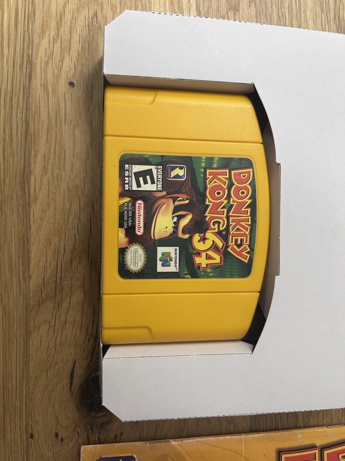 Donkey Kong 64 N64 CIB Complete In Box Collector’s Edition Yellow Cart No ExPak