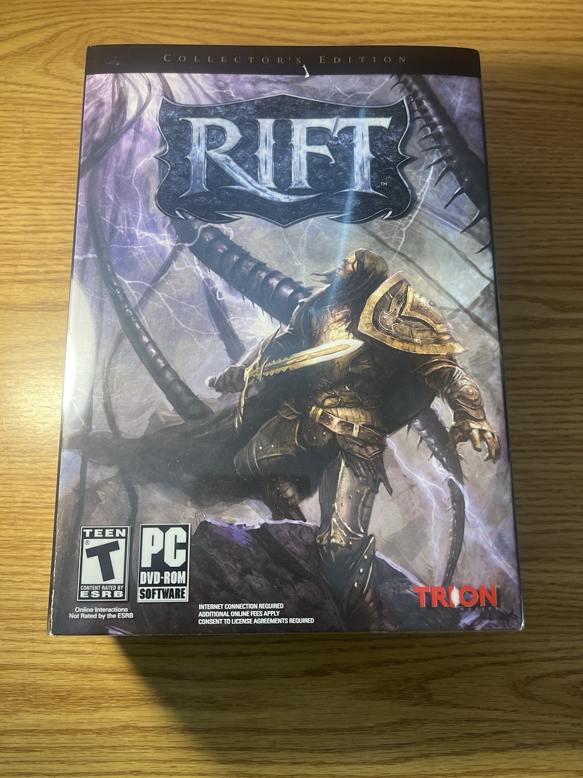 RIFT Collectors Edition Box Set P.C. Game Disc & Soundtrack, Excellent Condition