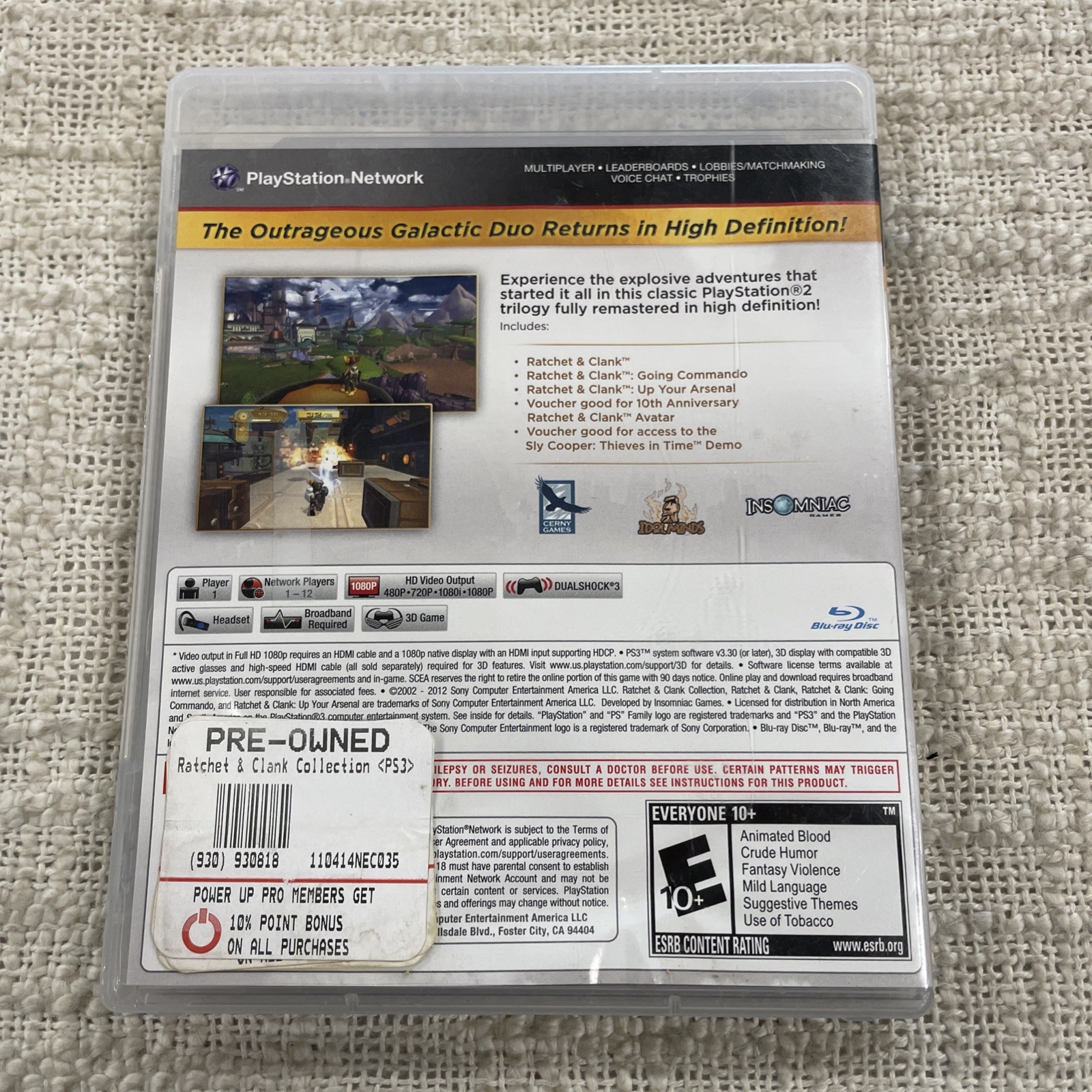 Ratchet & Clank Collection Sony PlayStation 3 (2012)