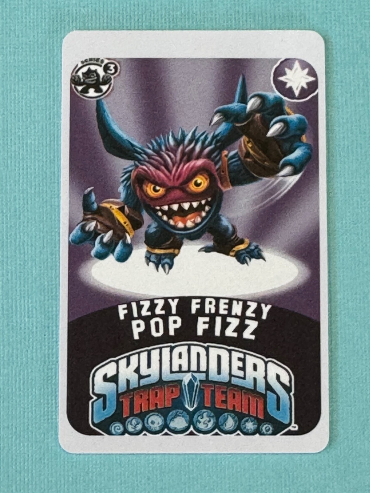 Skylanders Trap Team Fizzy Frenzy Pop Fizz w/ Max 65,000 coins & Level NFC Card