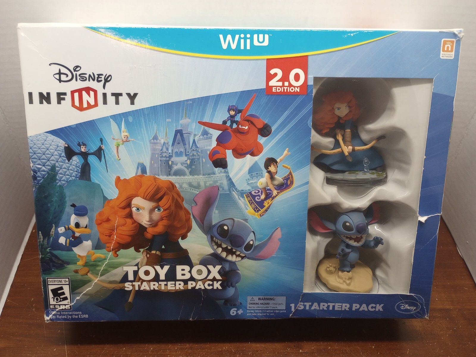 Disney Infinity 2.0 Wii U Toy Box Starter Pack Merida Stitch WiiU