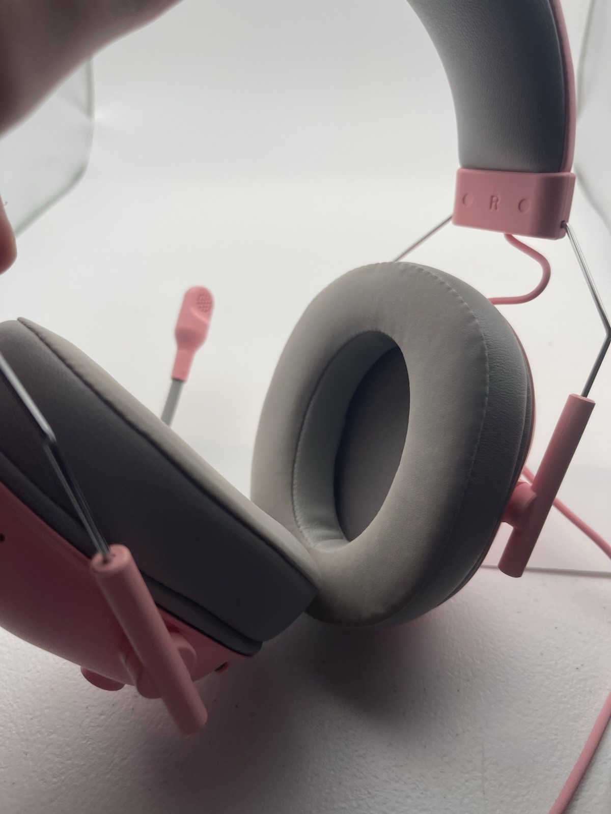 Razer – BlackShark V2 X Wired Gaming Headset – Quartz Pink Good Condition Works