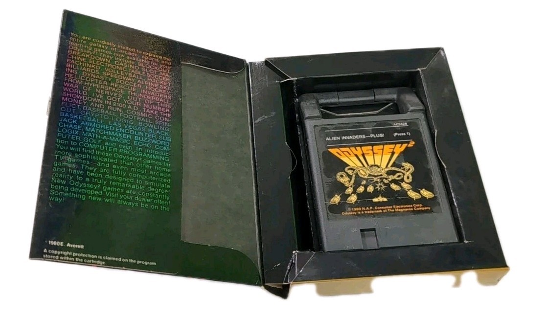 Alien Invaders – Plus! for Magnavox Odyssey 2 With Box