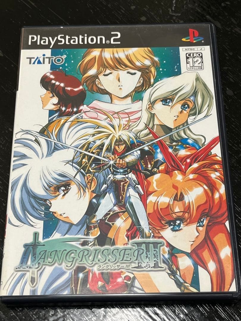 TAITO Langrisser III PS2 Japan Game NTSC-J Region Locked Japanese Only Used Case
