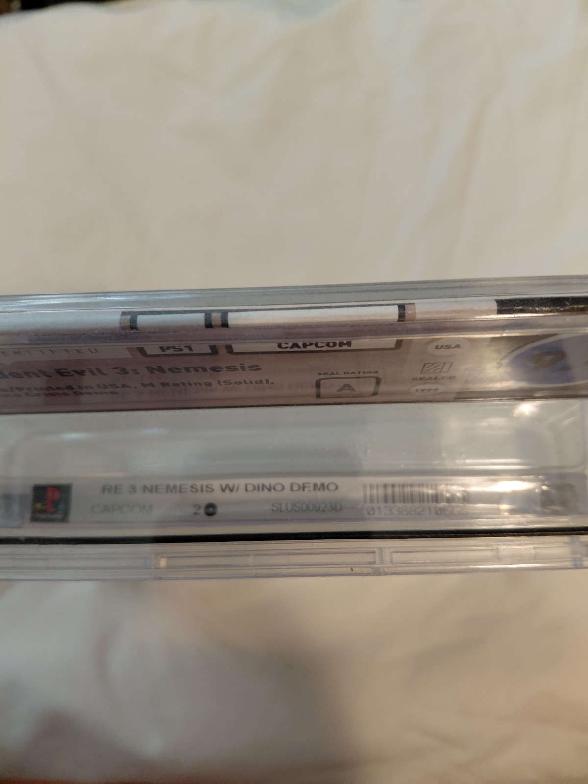 Resident Evil 3 Dino Crisis Demo PS1 Playstation Wata 9.4