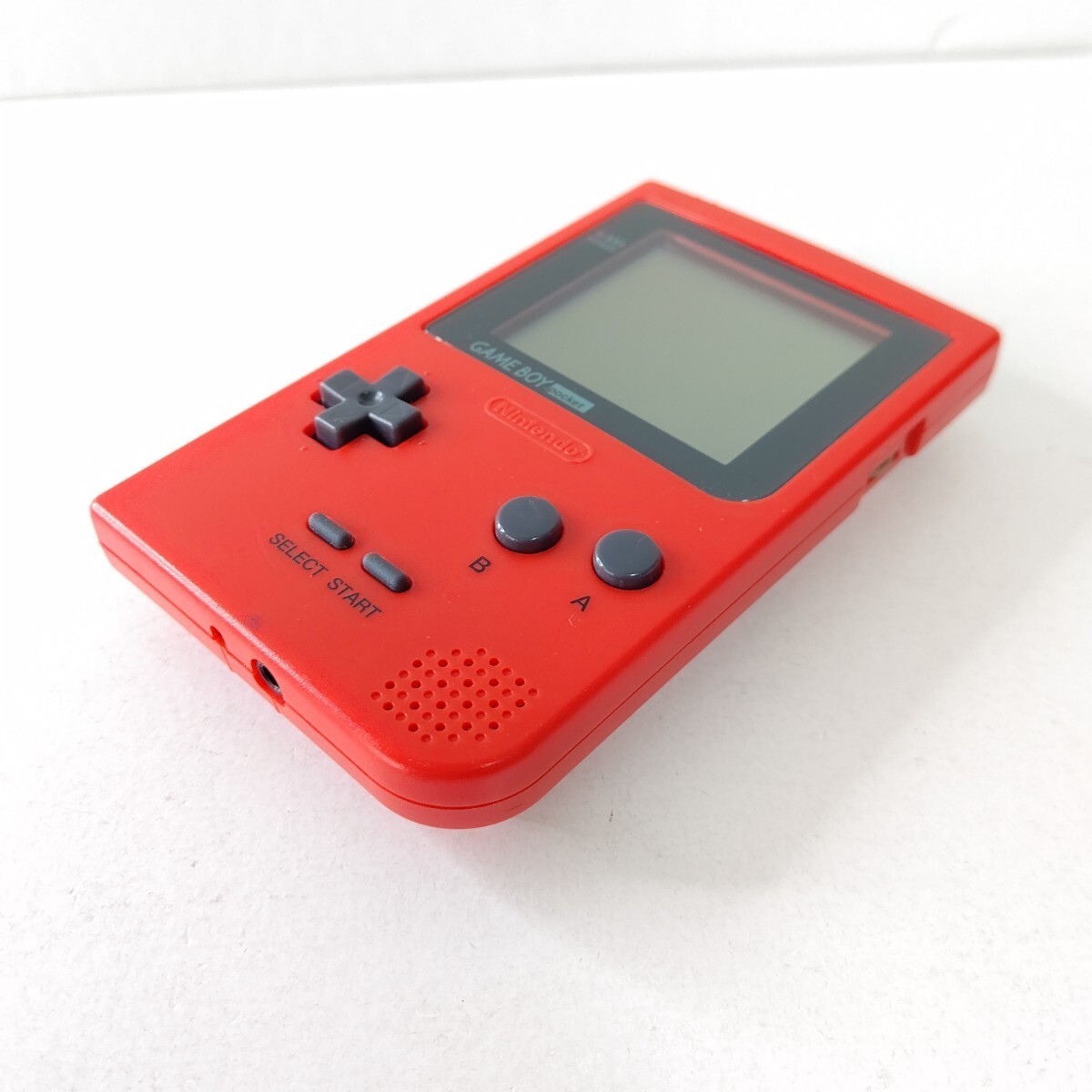 Nintendo Game Boy Pocket Handheld Console All Buttons Checked Red MGB-001