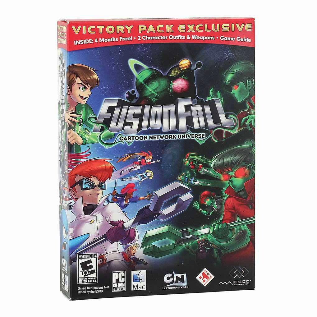 FusionFall Cartoon Network Universe (Windows, Mac) Victory Pack NEW & Sealed