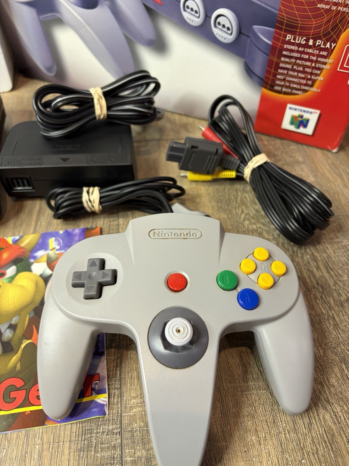 Original Nintendo 64 N64 Console System CIB Complete In Box Authentic OEM GOOD!