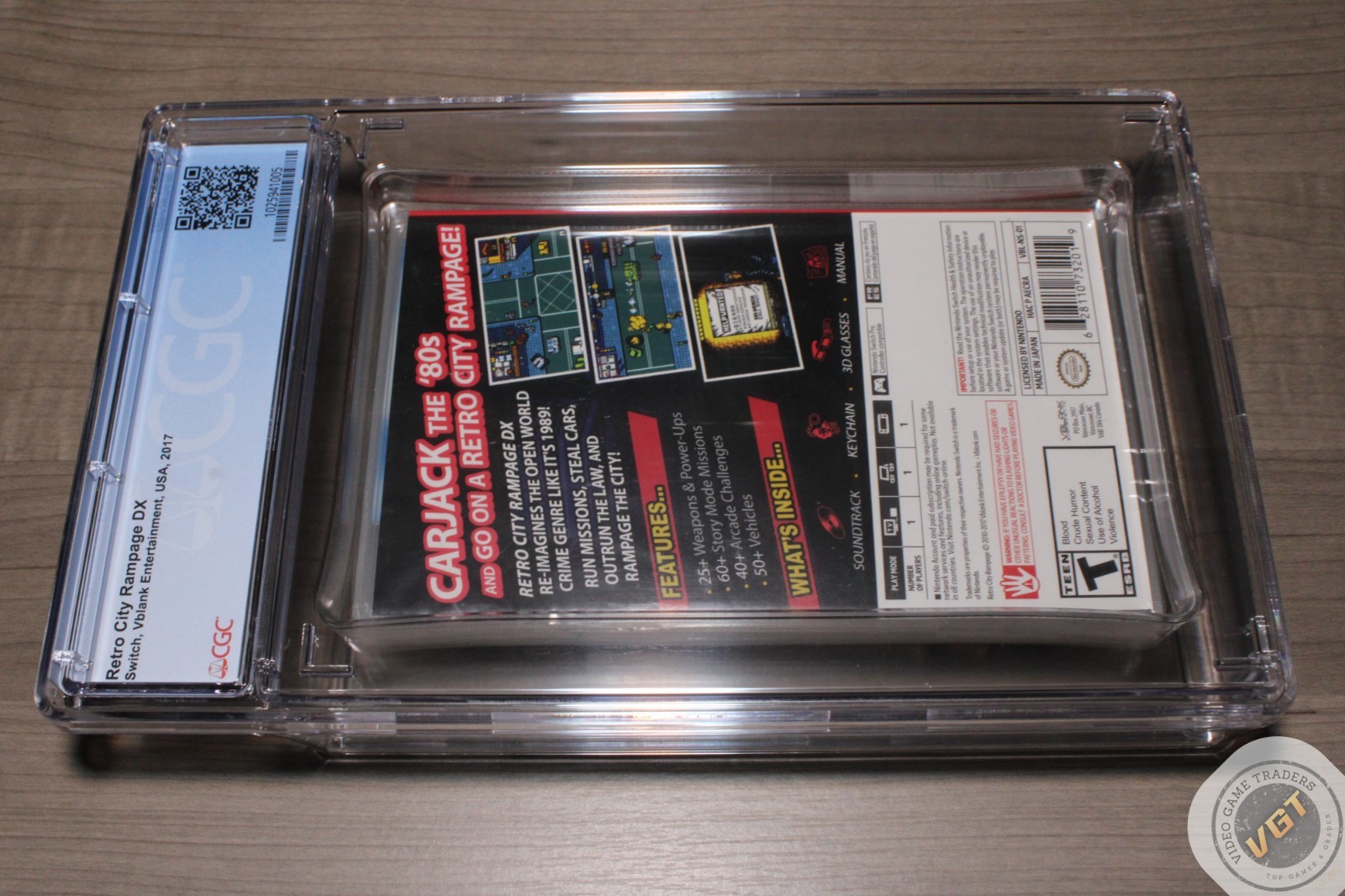 CGC 9.6 A++ Retro City Rampage DX Collector’s Edition Nintendo Switch 2017 NEW!