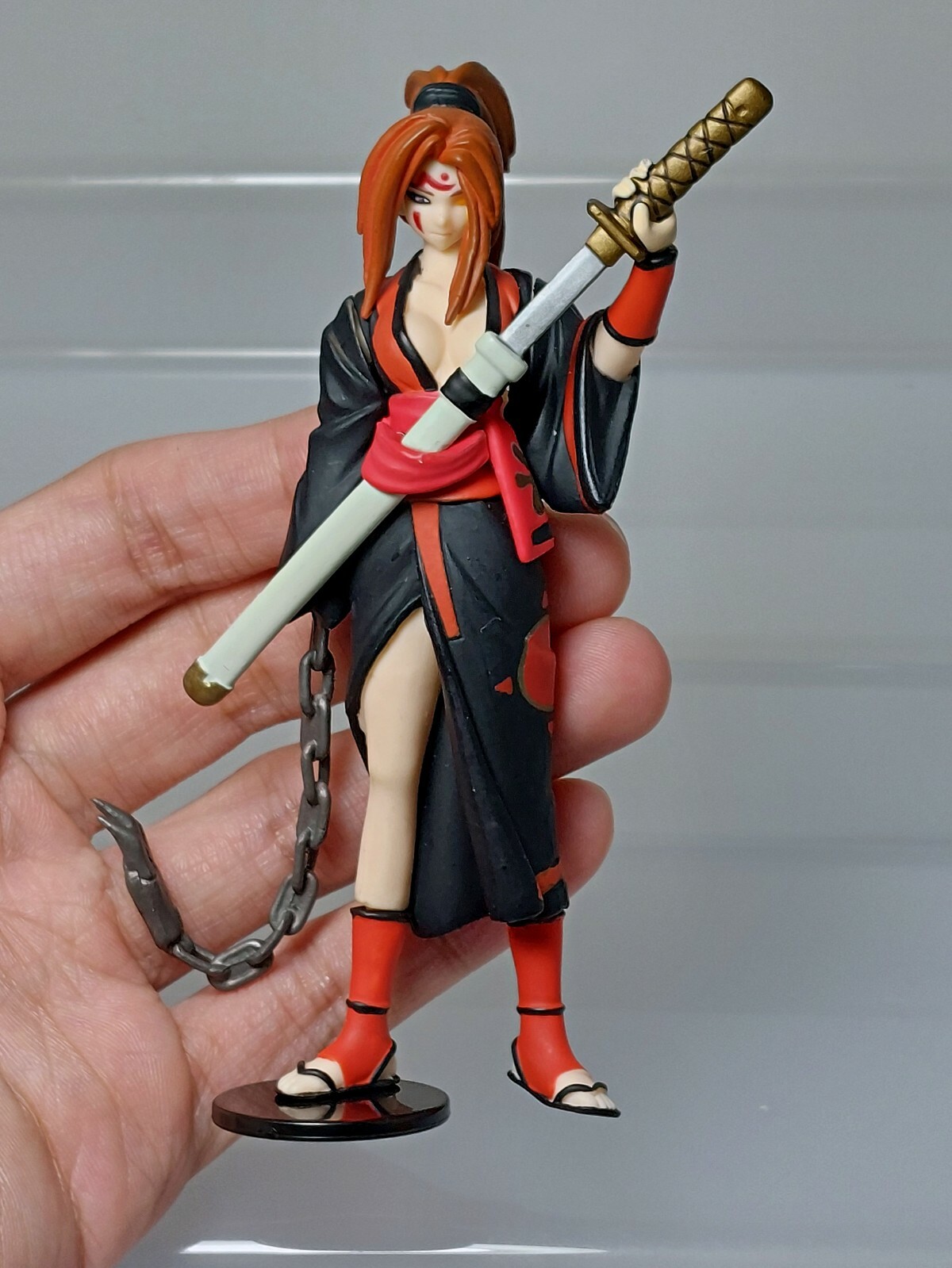 SR Guilty Gear X Collection Baiken Figure Yujin 2002 Gashapon Japan BH03 4.1in