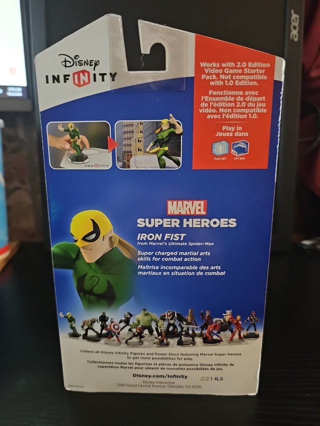 Disney Infinity 2.0 Iron Fist Figure – Marvel Super Heroes – New Sealed
