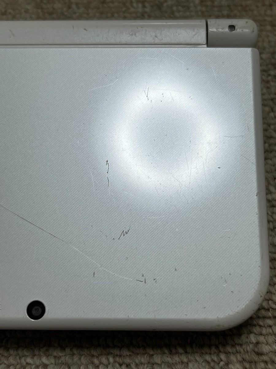 New 3DS LL XL Pearl White Japan Nintendo Console region Japanese B966