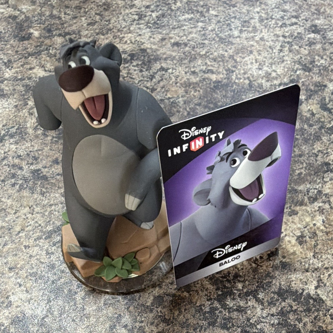 Disney Infinity Baloo Character Figure with Character Card Included (2013)