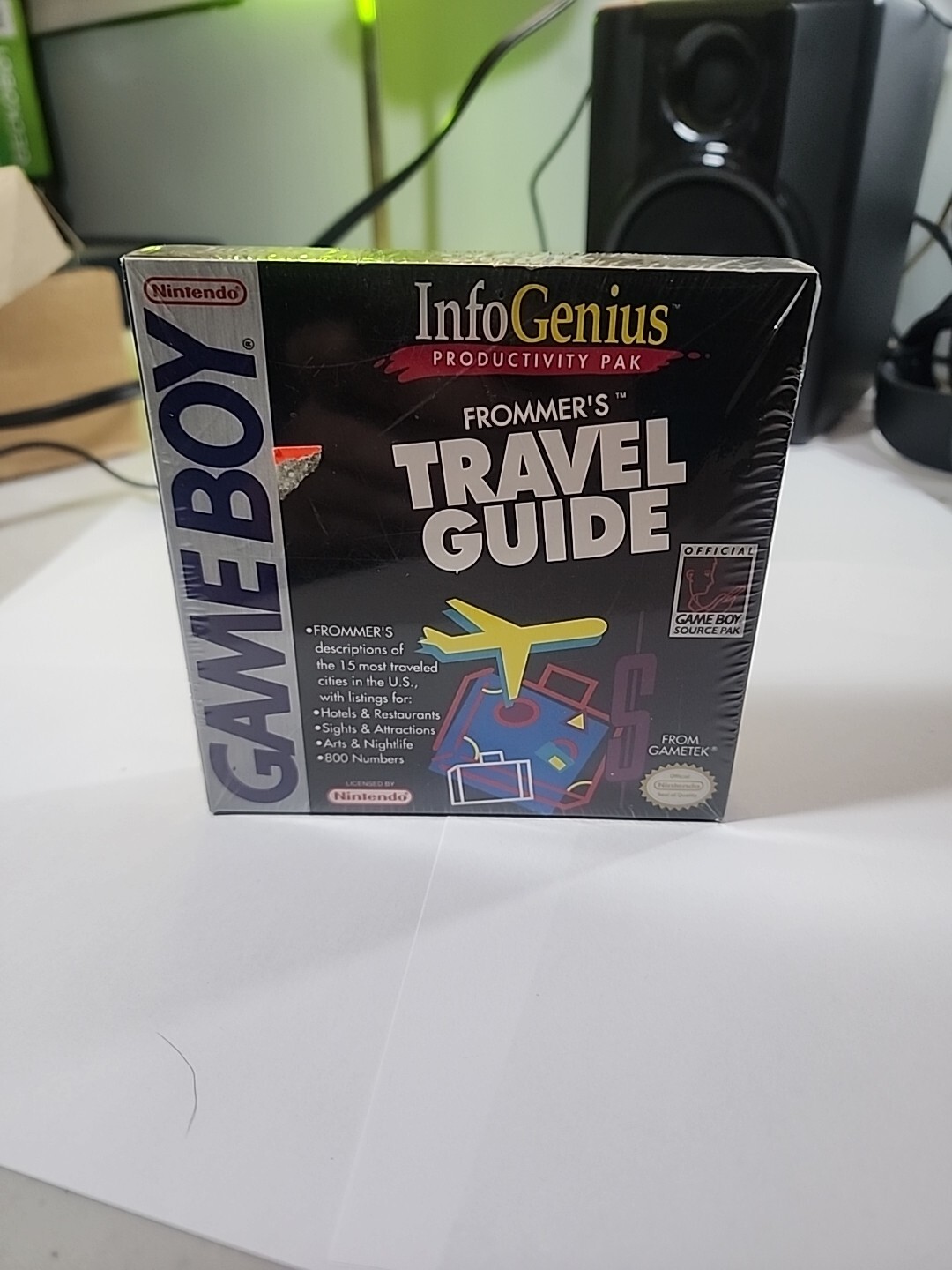 InfoGenius Productivity Pak Frommer’s Travel Guide Game Boy (NEW SEALED HTF)