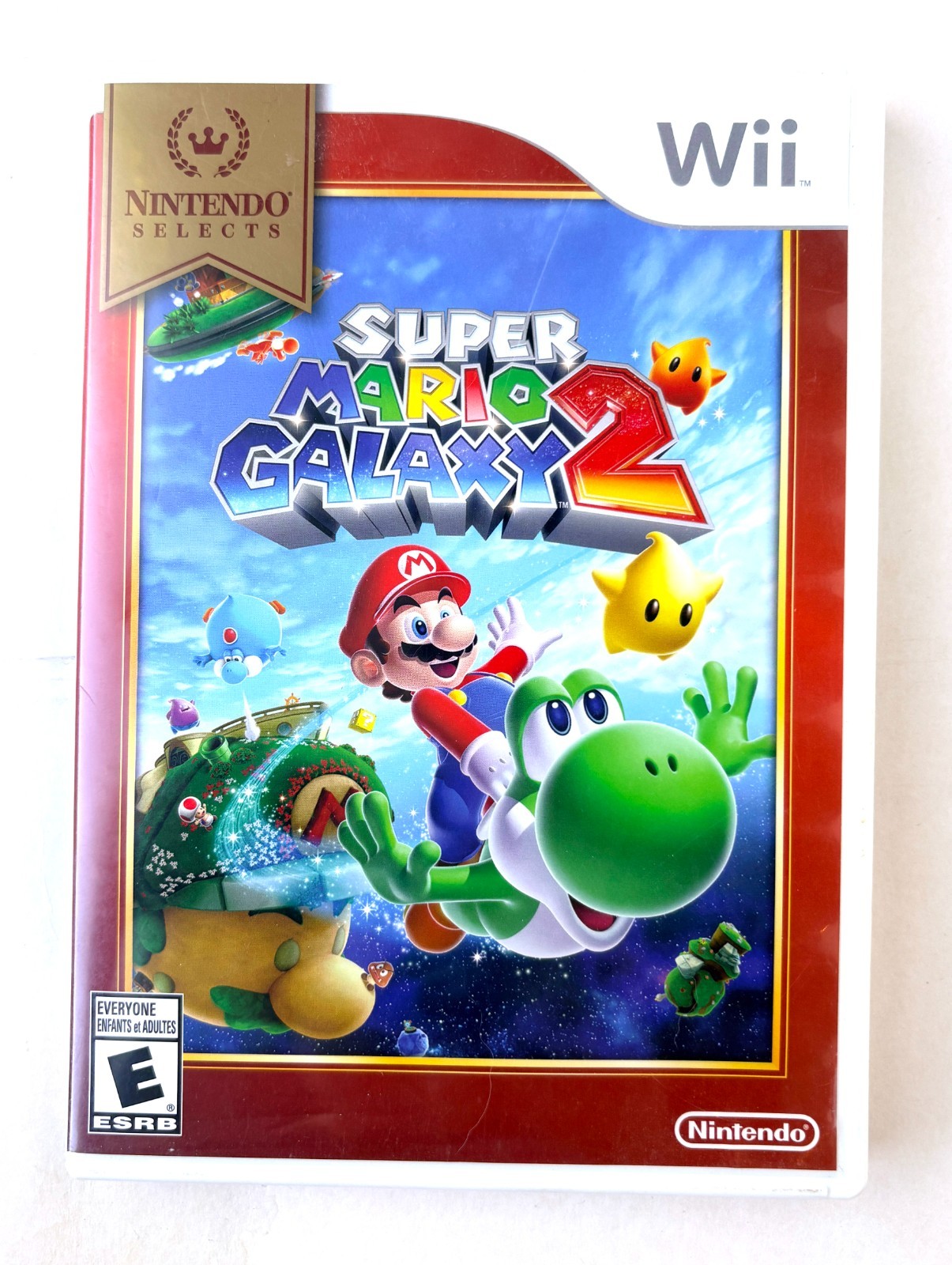 Nintendo Selects: Super Mario Galaxy 2 (Nintendo Wii, 2016), Tested-Working