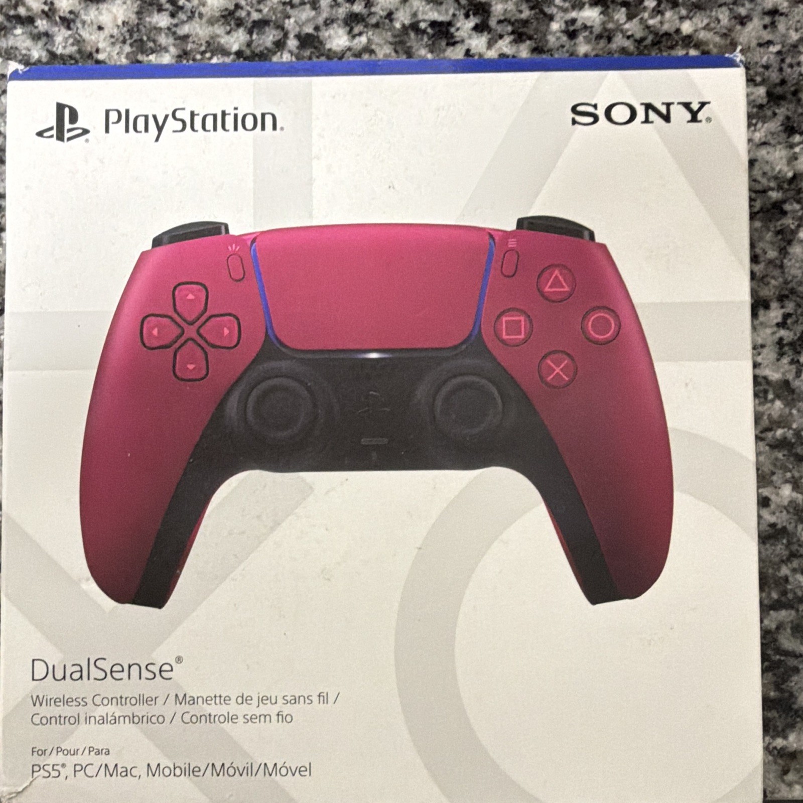 Sony DualSense Wireless Controller Cosmic Red Haptic/Adaptive Mic CFI-ZCT1W