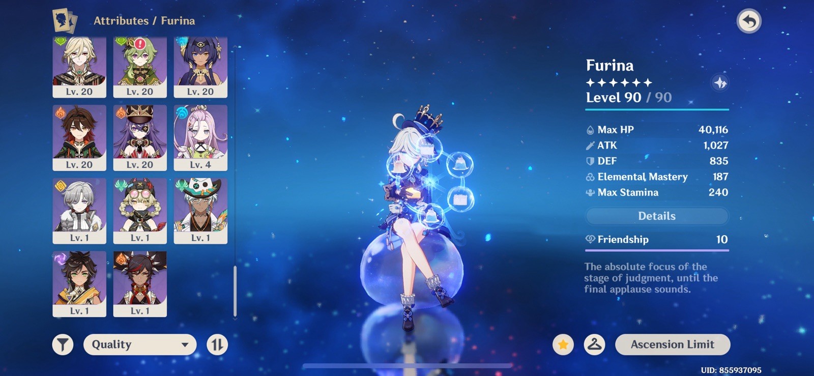 Gneshin impact/ Asia Server/ Ar60/MESSAGE BEFORE PRUCHASE PLEASE:)