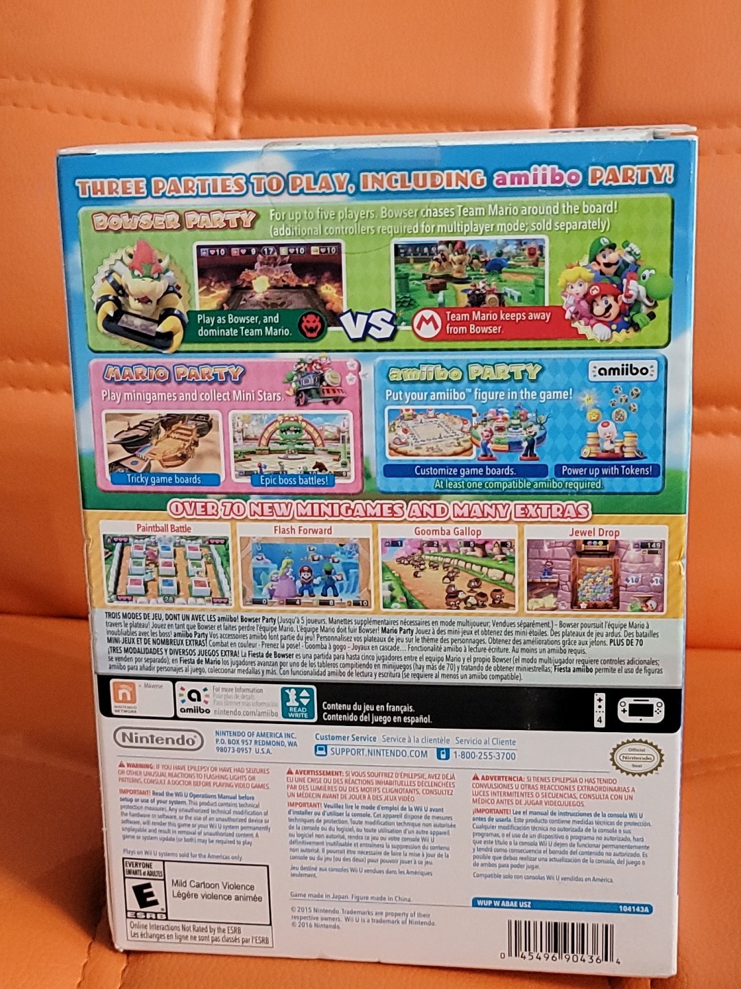Mario Party 10 + Bowser Amiibo (Nintendo Wii U, 2016) Brand New Sealed NIB