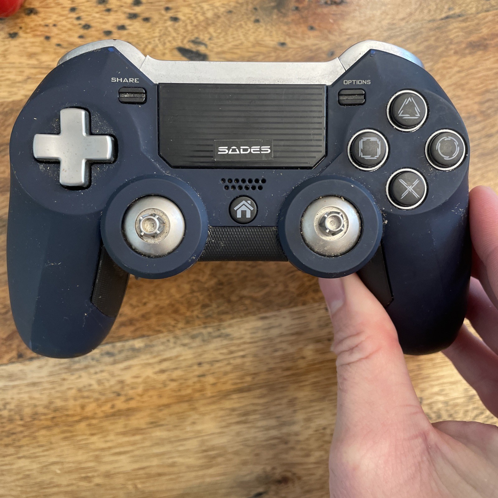 Lot Of 6 PlayStation Controllers Various Models/Colors Untested Selling As Is!