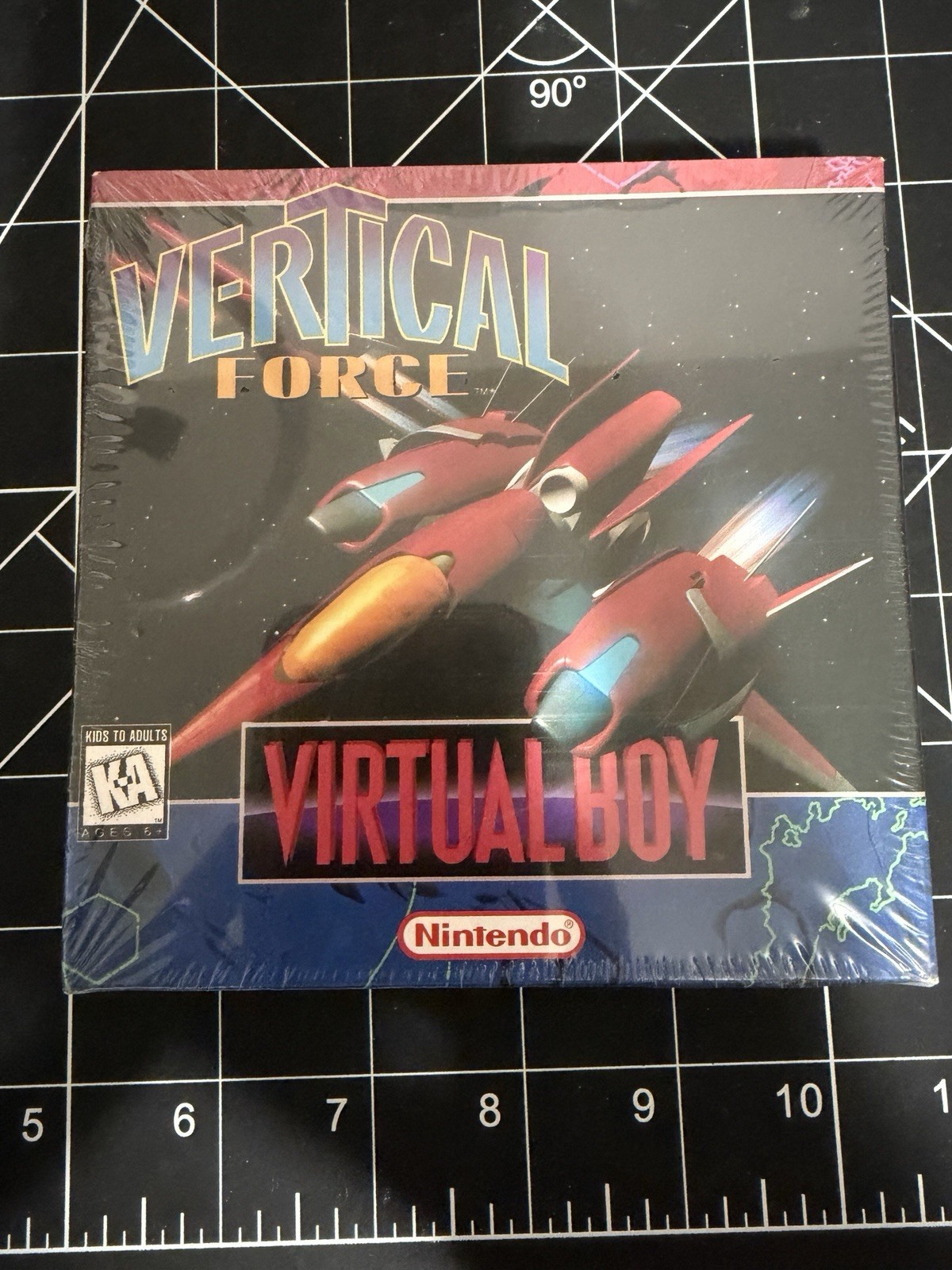 Vertical Force Nintendo Virtual Boy Factory Sealed Brand New Box Dented