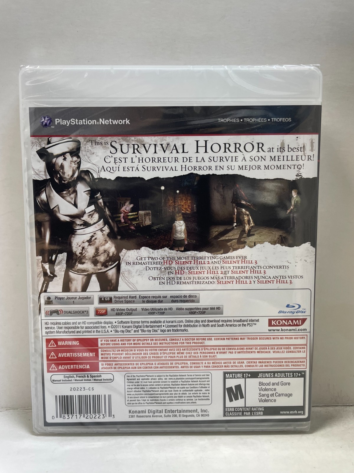 Silent Hill : HD Collection (PlayStation 3/PS3)