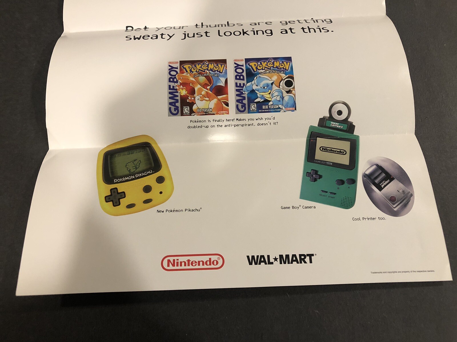 nintendo 64 N64 Walmart Promo Advertisement Atomic Purple Pokémon Red Blue