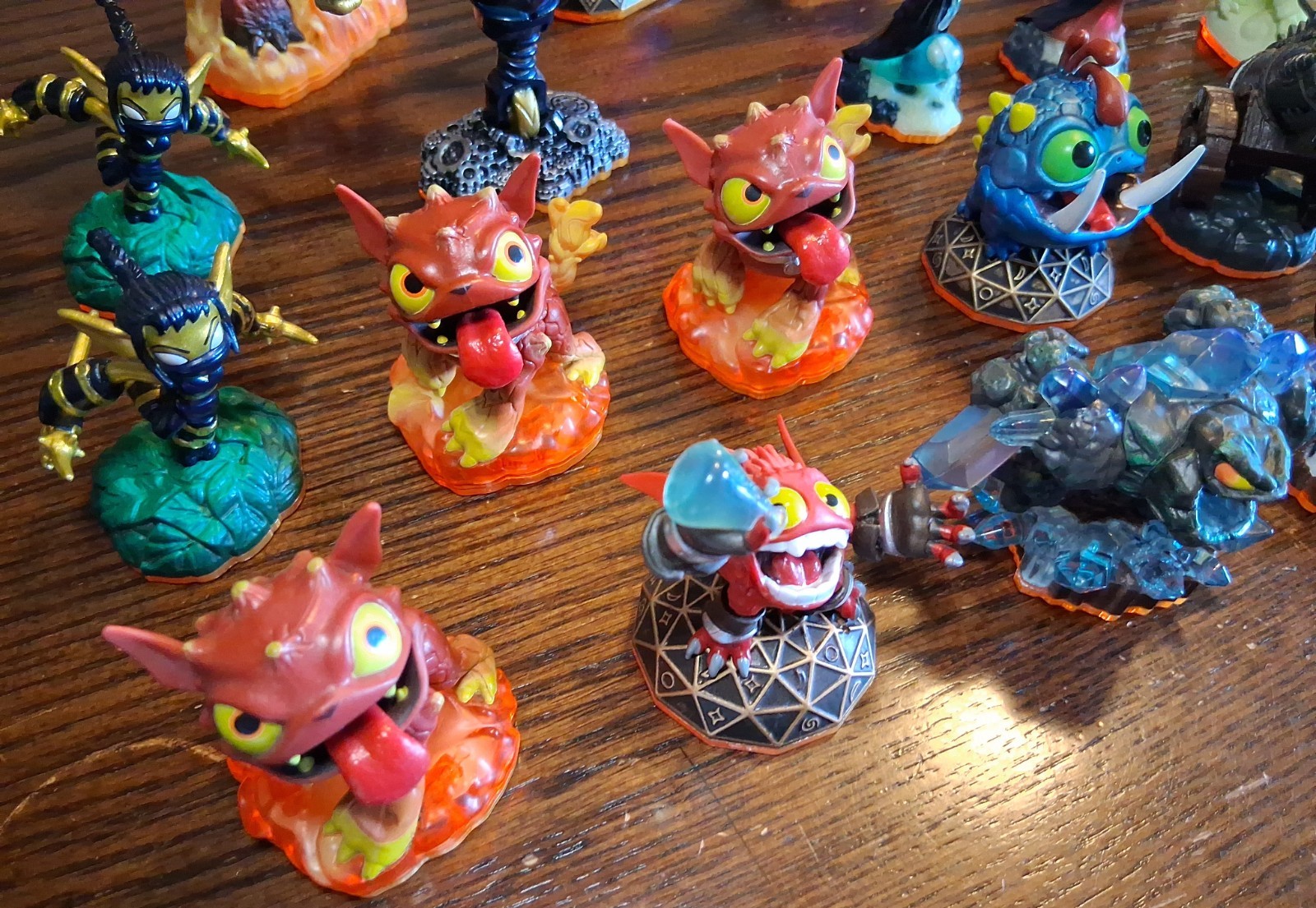 Skylanders Giants Figures Bulk Lot Orange Base See Pics/Description