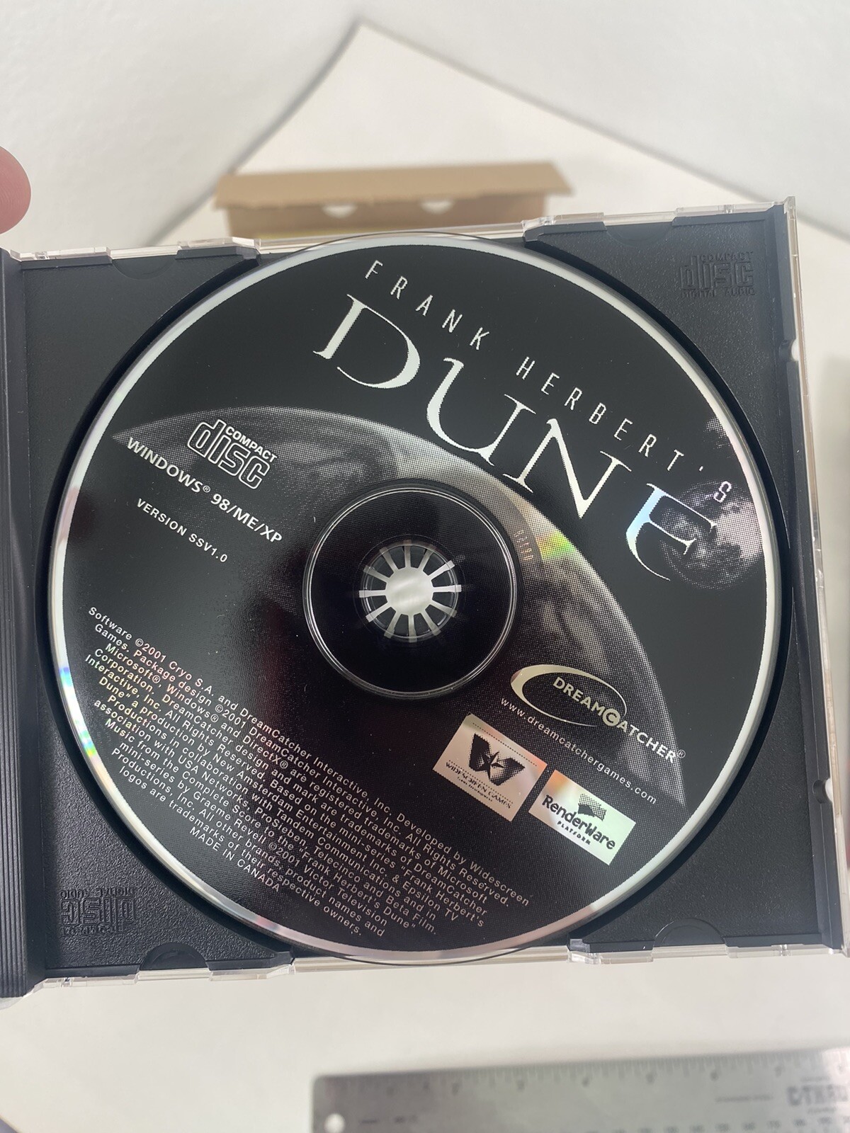 NEW NEVER PLAYED Frank Herbert’s DUNE Dreamcatcher Cryo Big Box PC 2001
