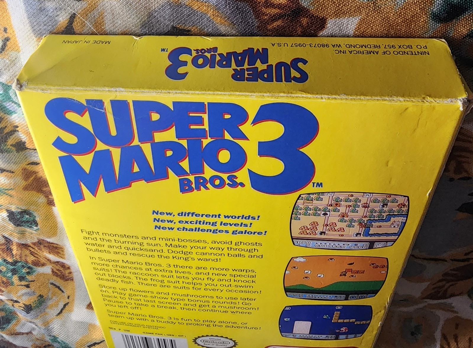 Super Mario Bros 3 | Nintendo NES | Complete In Box CIB
