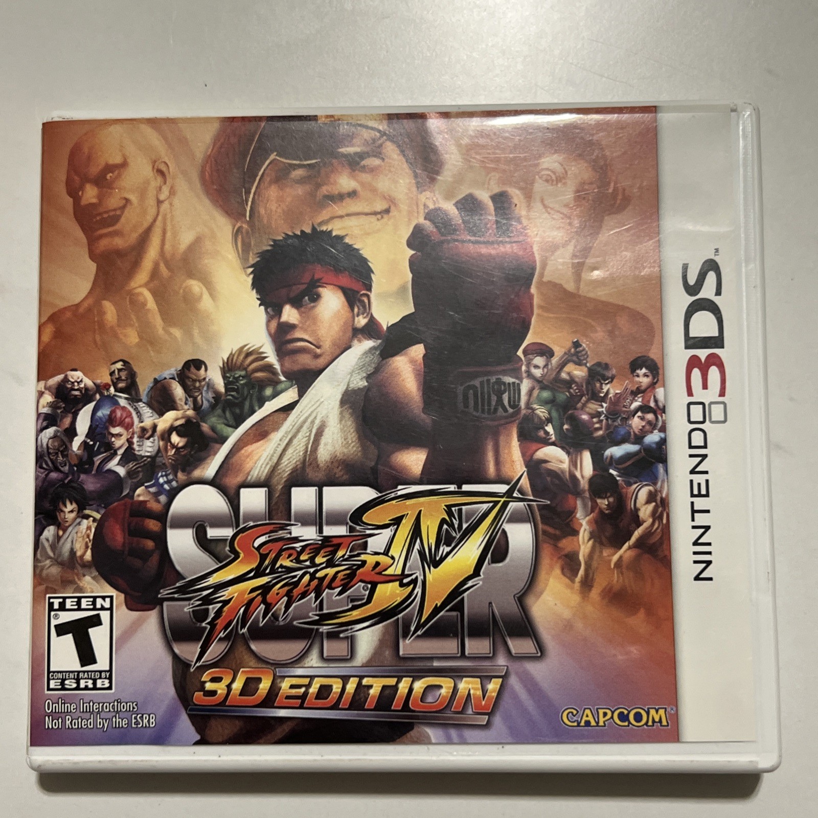Nintendo 3DS Super Street Fighter 4 IV 3D Edition (CIB & Tested)