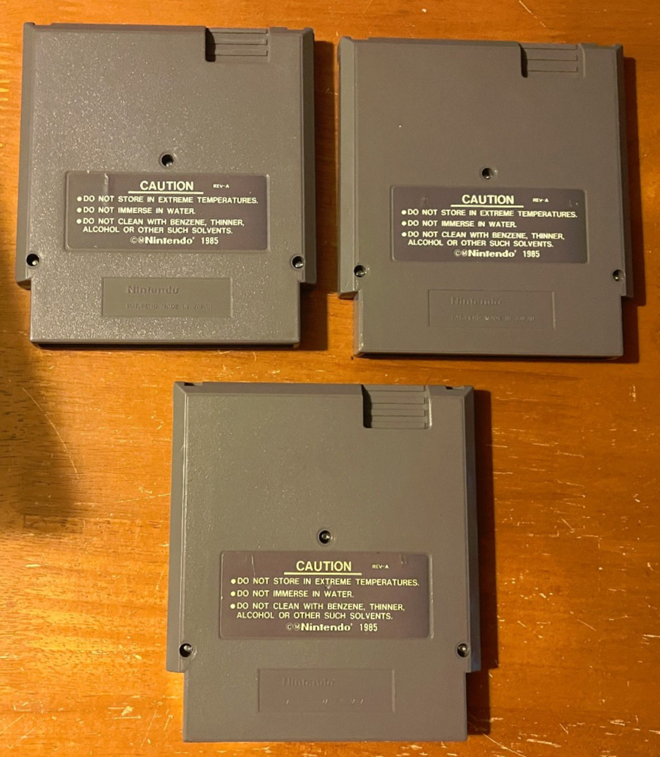 SUPER MARIO BROS 1 2 3 for NINTENDO NES – Tested & Working – MARIO TRILOGY NES