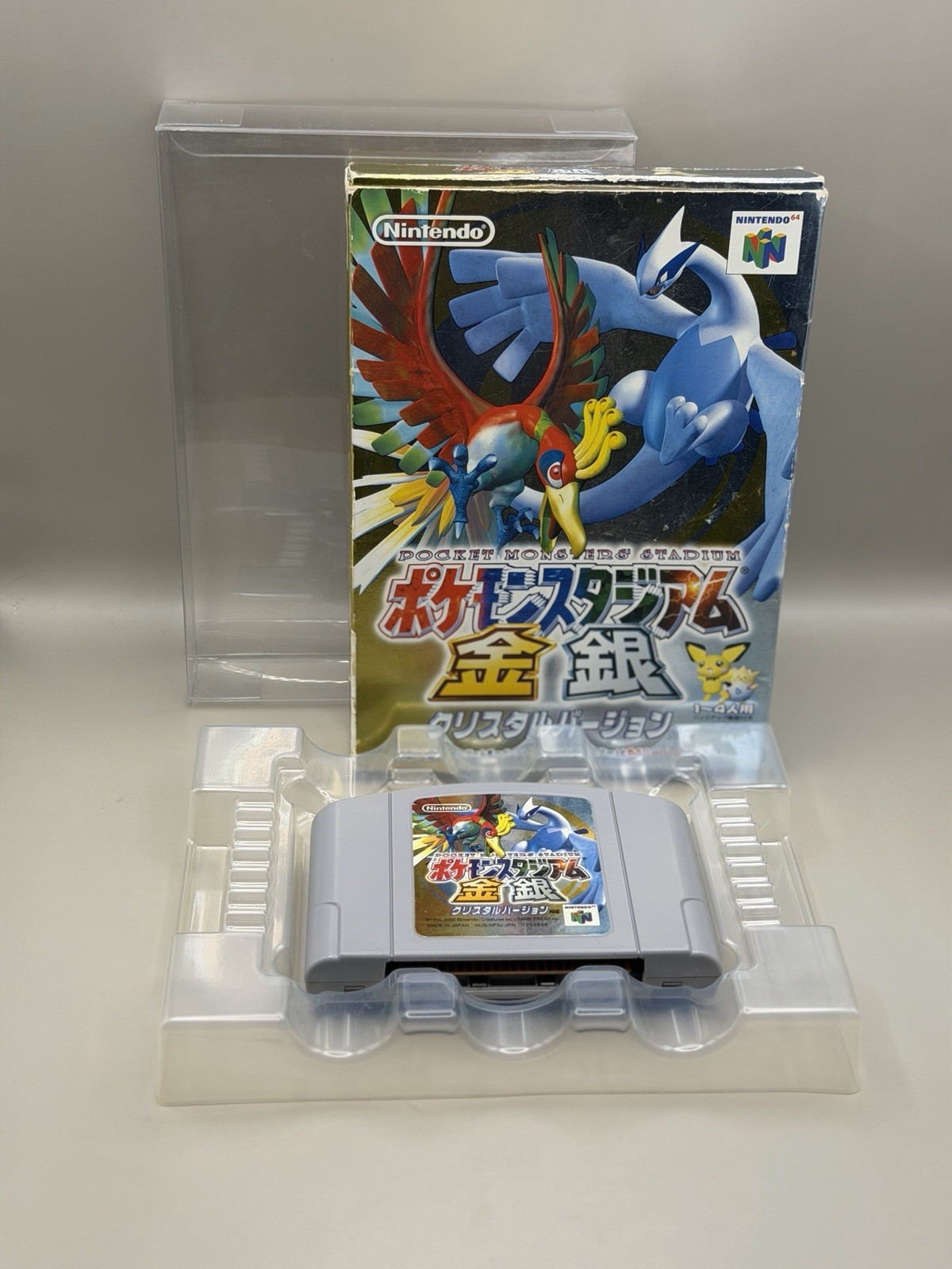 Pokemon Stadium 2 Gold Silver Japanese (Nintendo 64) No Manual – Mint Cartridge