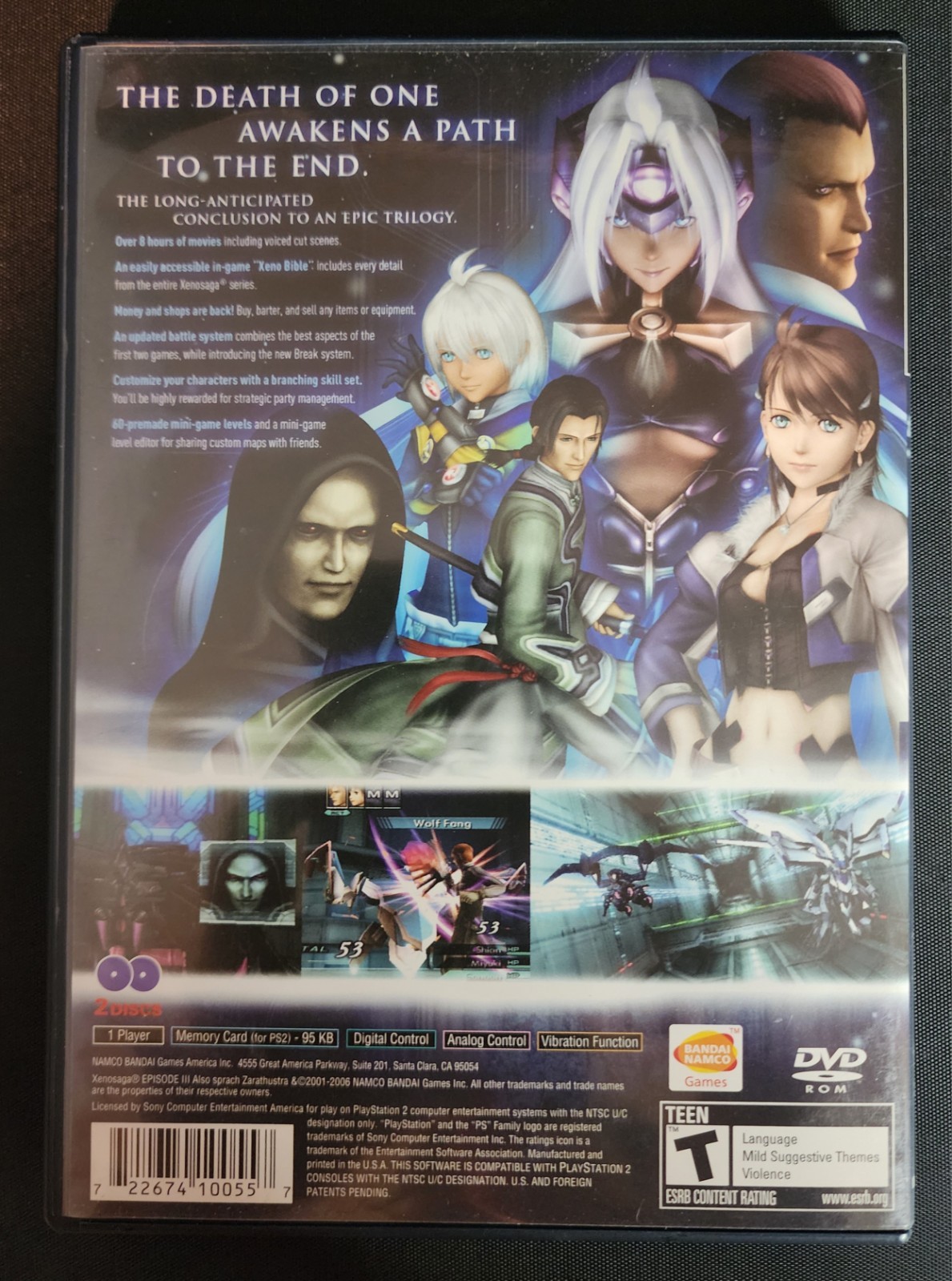 Xenosaga Episode III: Also Sprach Zarathustra (PS2, 2006) [CIB] | Complete
