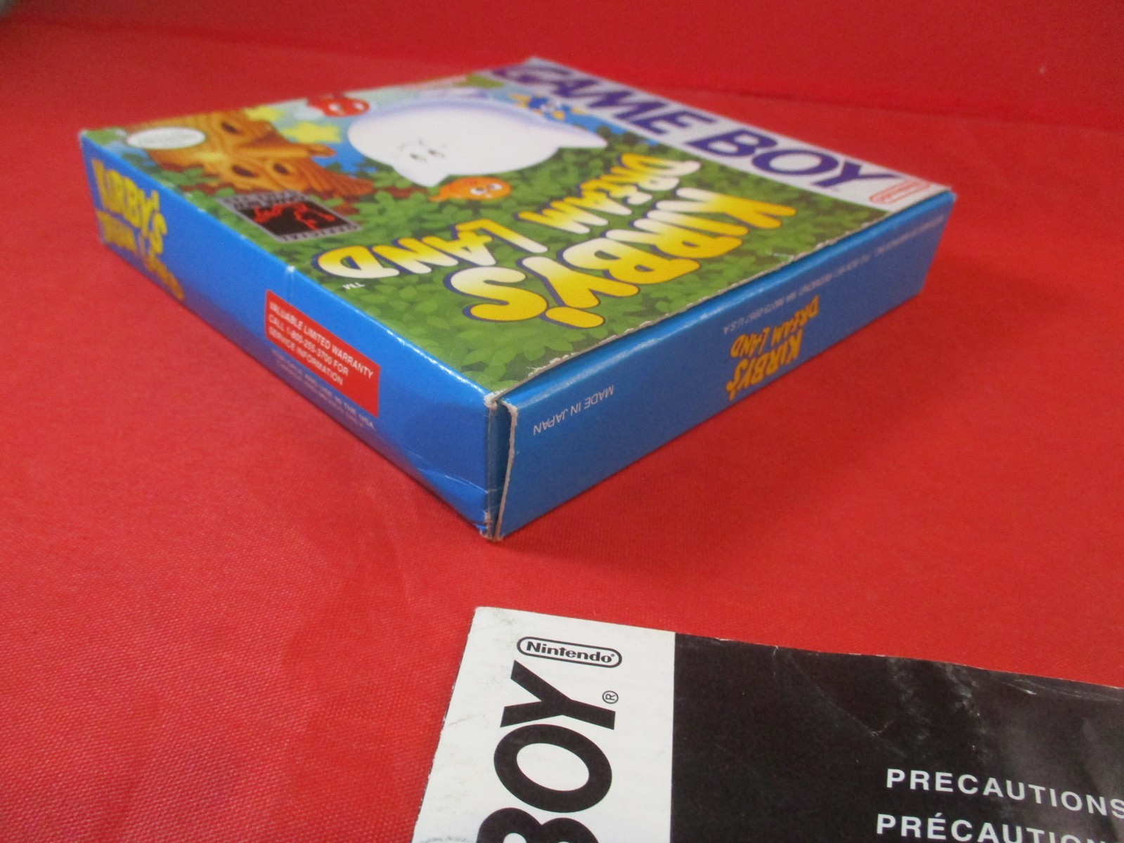 Kirby’s Dream Land (Nintendo Game Boy) COMPLETE w/ Box manual game WORKS!