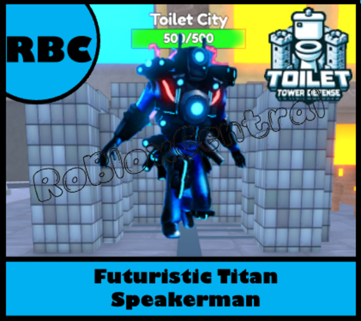 FUTURISTIC TITAN SPEAKERMAN – CHEAP TOILET TOWER DEFENSE – TTD UNIT
