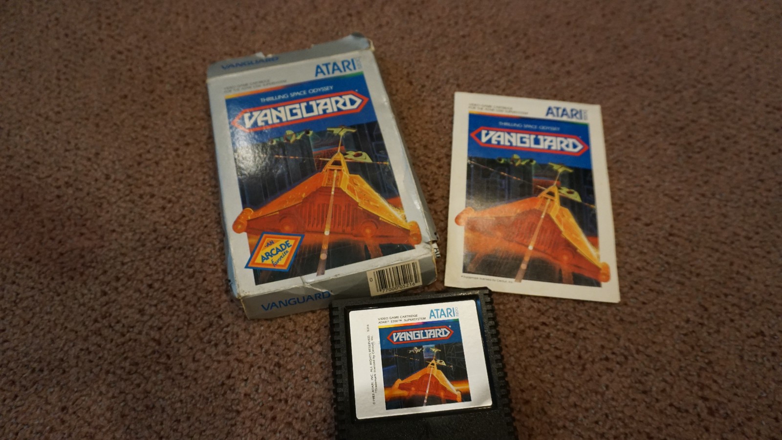 Vanguard (Atari 5200) – COMPLETE IN BOX – Manual, Cart Tested