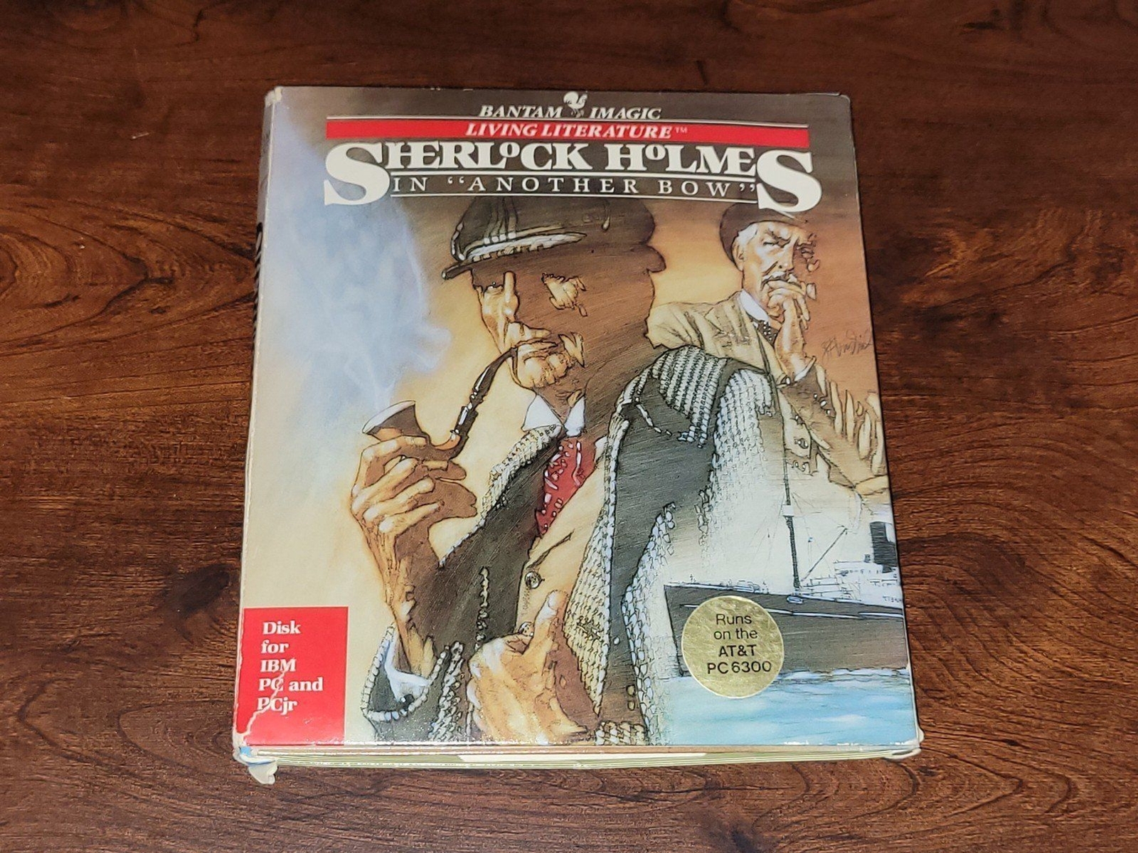 Sherlock Holmes in Another Bow IBM PC — Disk, Box, Manual, Map, & Warranty Card