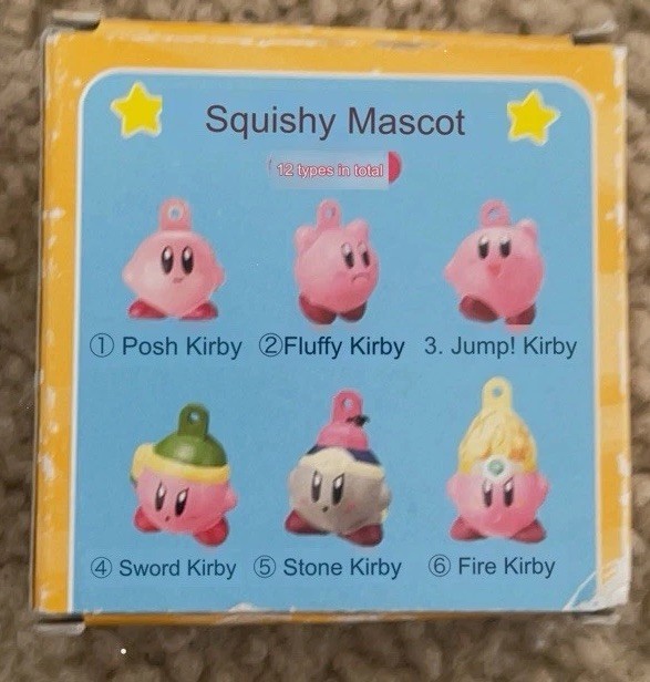 Kirby’s Dream Land Fumu Tiff Choco Snack Box Collectible Squish Toy Rare w/ Box