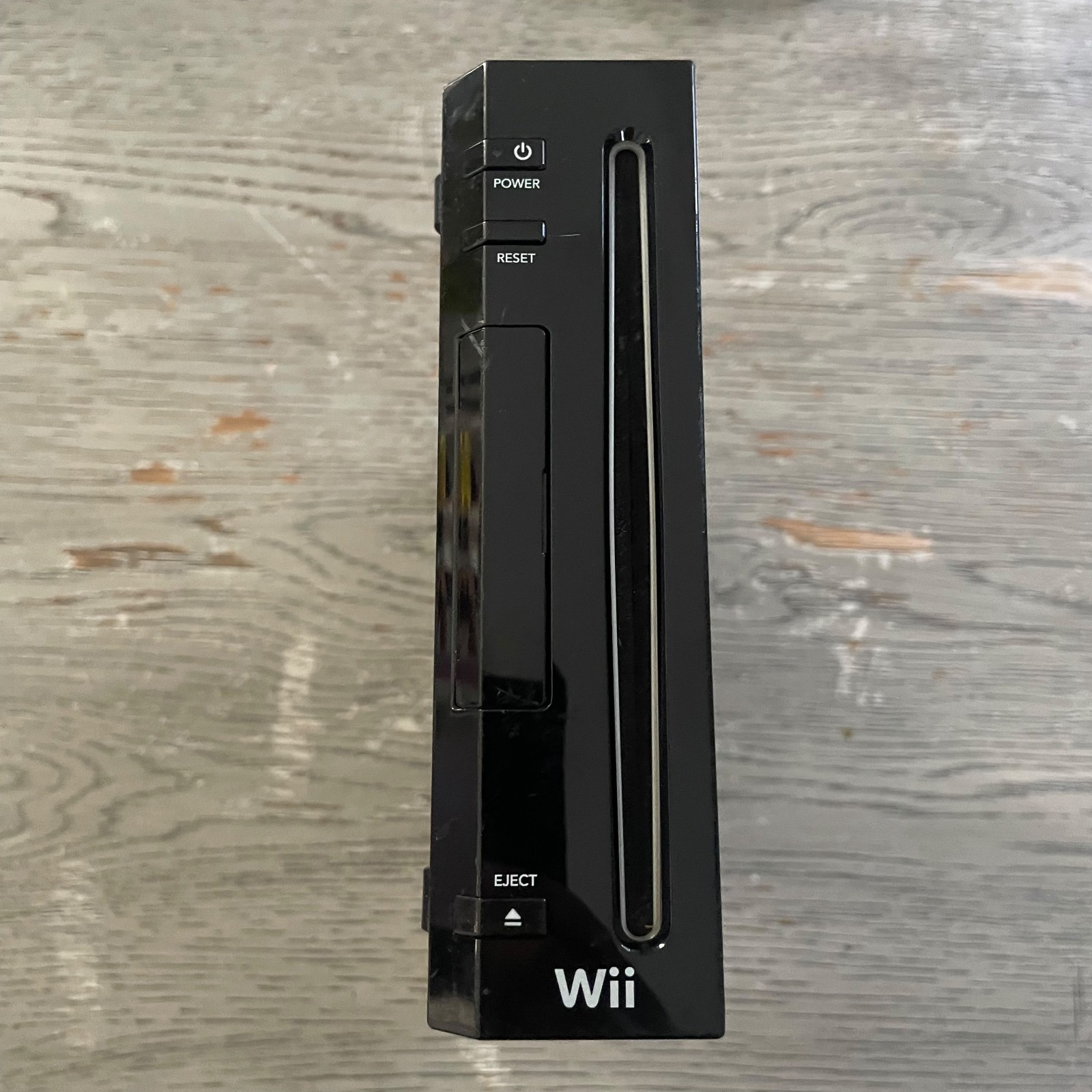 Nintendo Wii RVL-001(USA) Black NTSC-U/C Console Bundle w/ Sensor Bar & AV