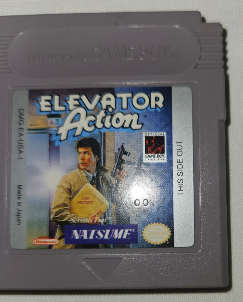 Elevator Action Cartridge Only Authentic Nintendo Game Boy DMG-EA-USA-1 Natsume