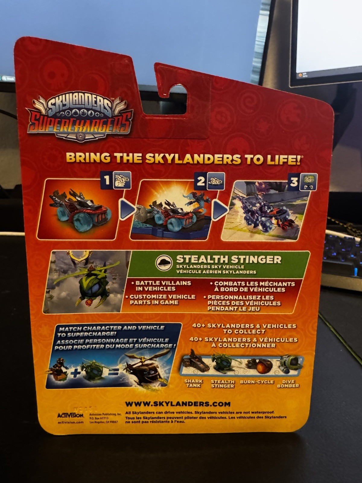 Activision Skylanders Superchargers Stealth Stinger Vehicle Figure