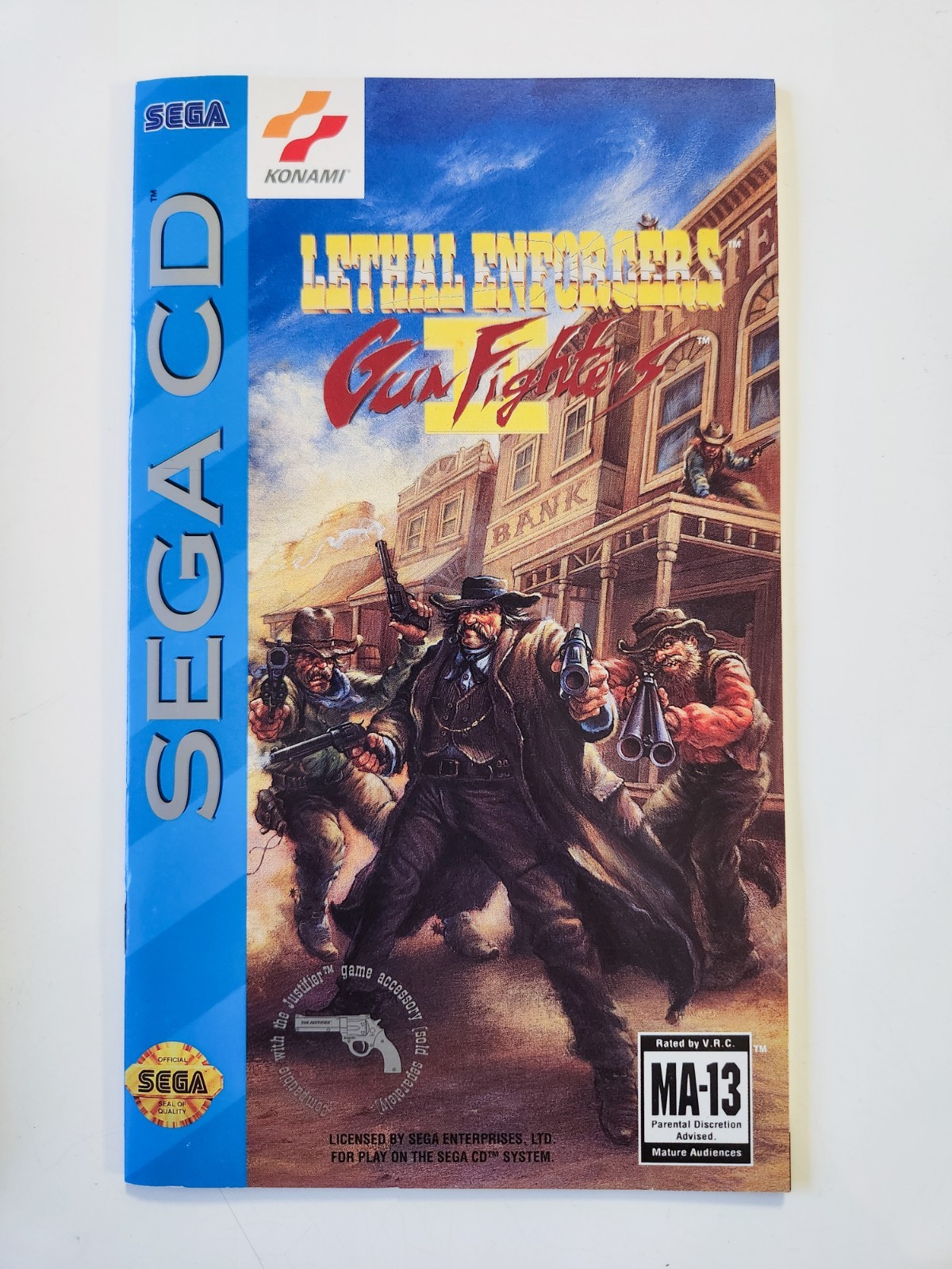 Lethal Enforcers II Sega CD CIB Tested Excellent Condition