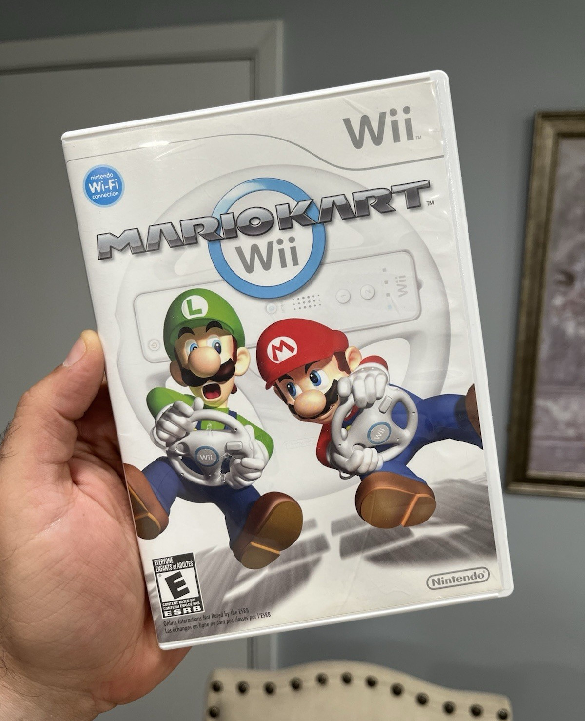 Nintendo Mario Kart Wii Original Empty Game Case Only DVD Keep Case