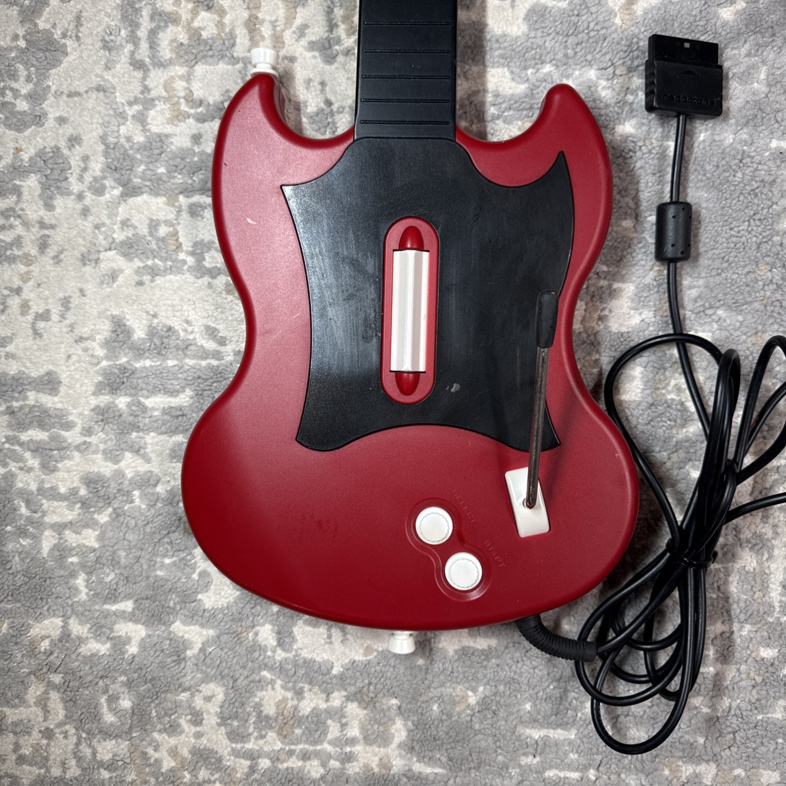 RedOctane PSLGH Guitar Hero Wired Controller Red Sony PlayStation 2 PS2 – TESTED