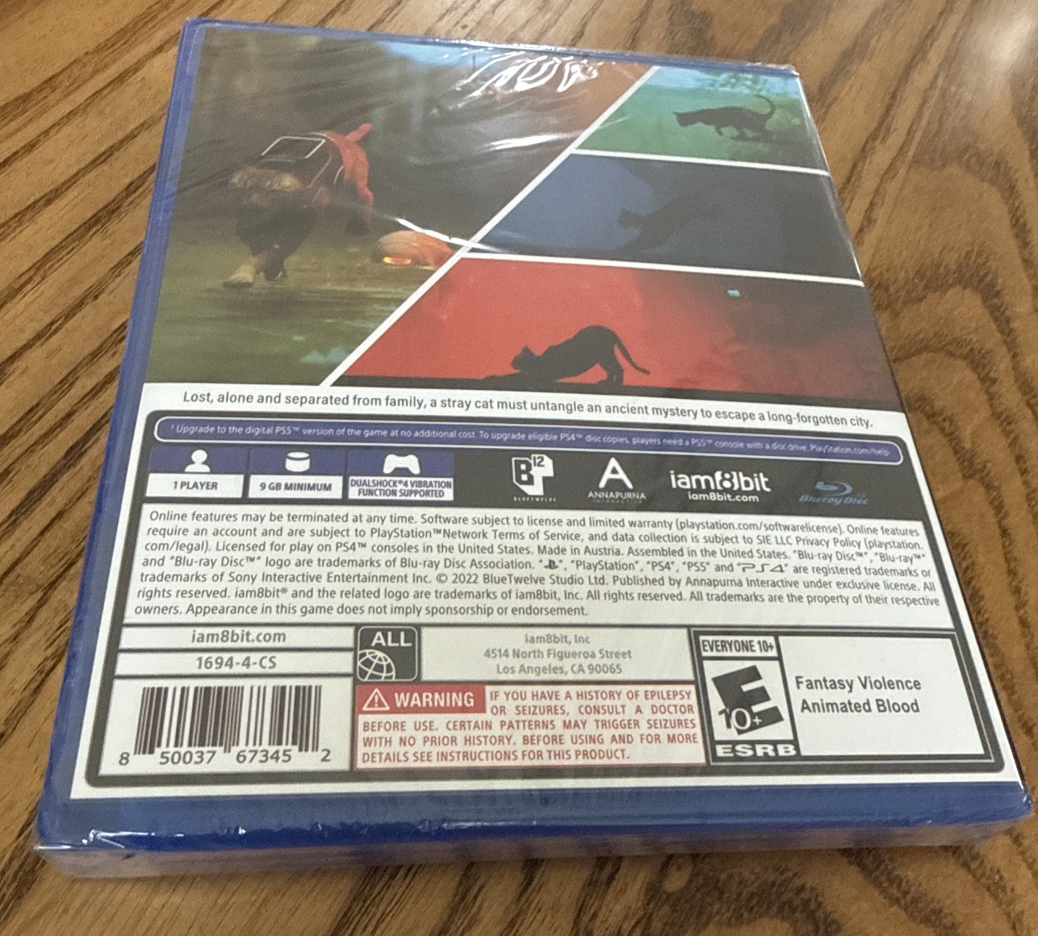 Stray PS4 iam8bit Exclusive Edition w/ Sleeve – SEALED