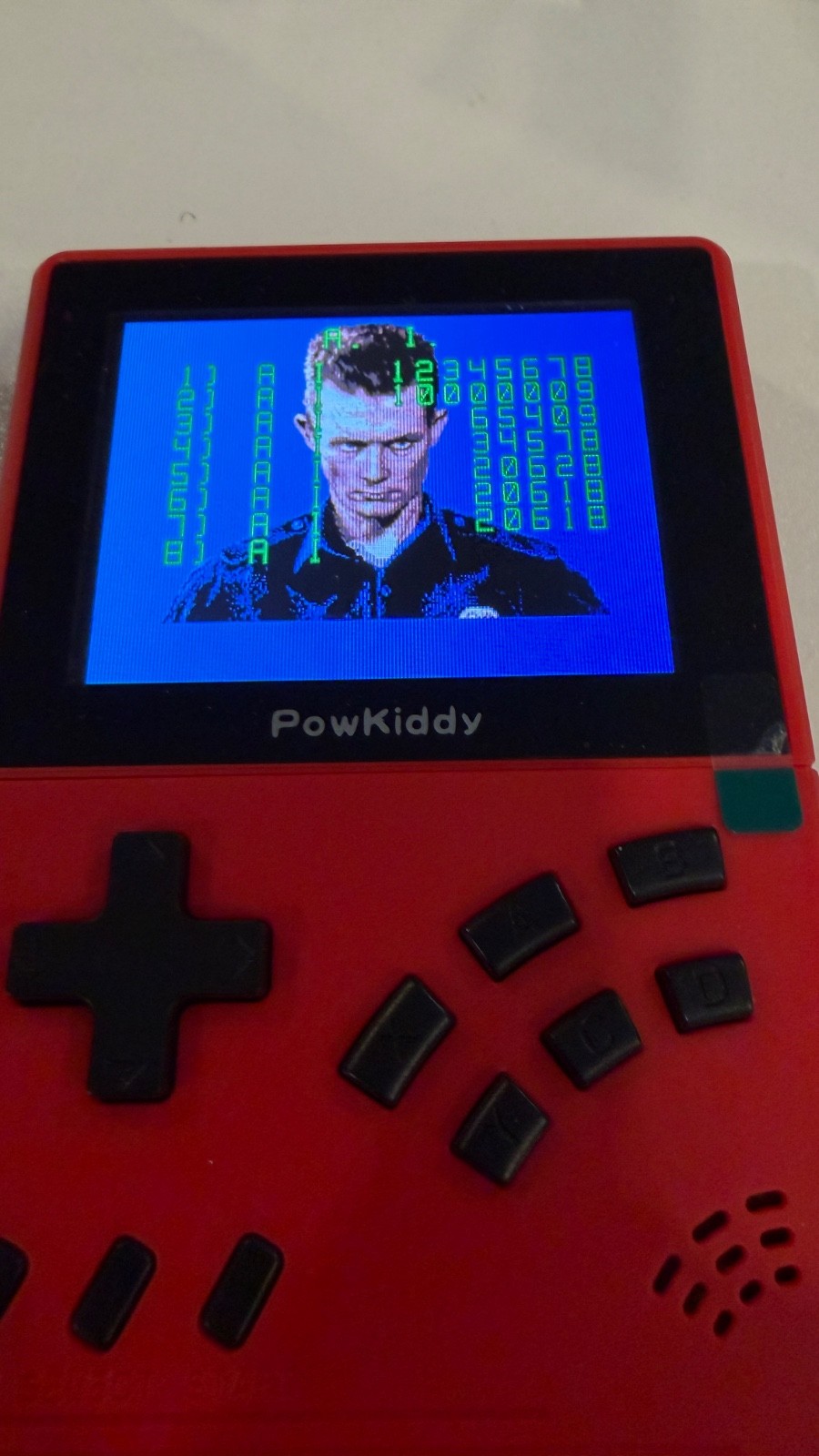 Powkiddy V2 retro arcade handheld w 32 gb card and over 3600 games