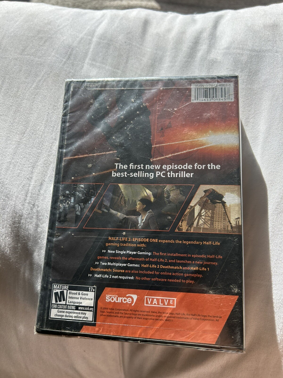 2006 Valve HALF-LIFE 2 Episode One Retail Box PC DVD-ROM Software Game SEALED!