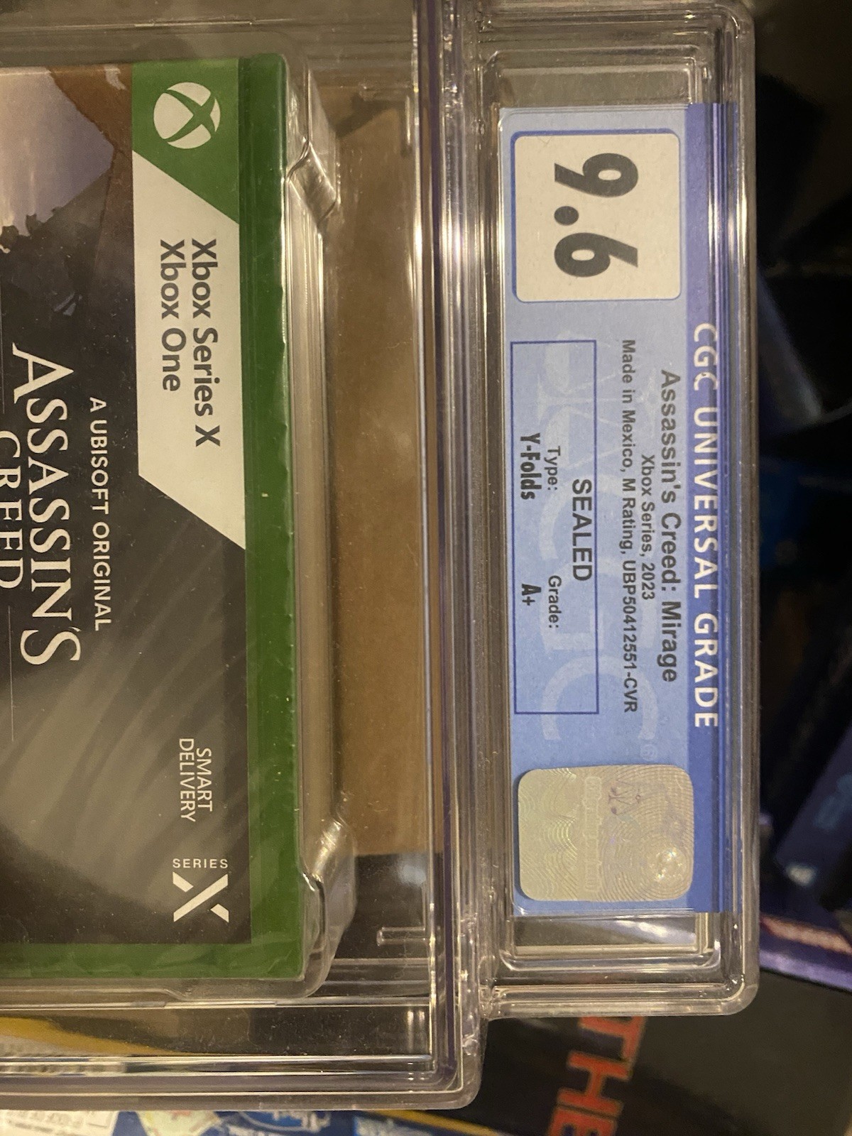 Assassin’s Creed mirage Xbox One Series x Graded 9.6 CGC