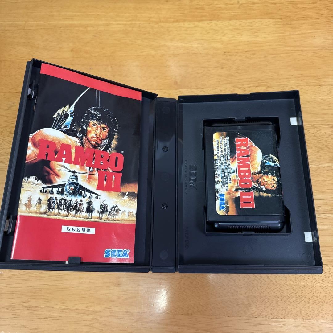 Rambo III Mega Drive Video Game Software Japan Import