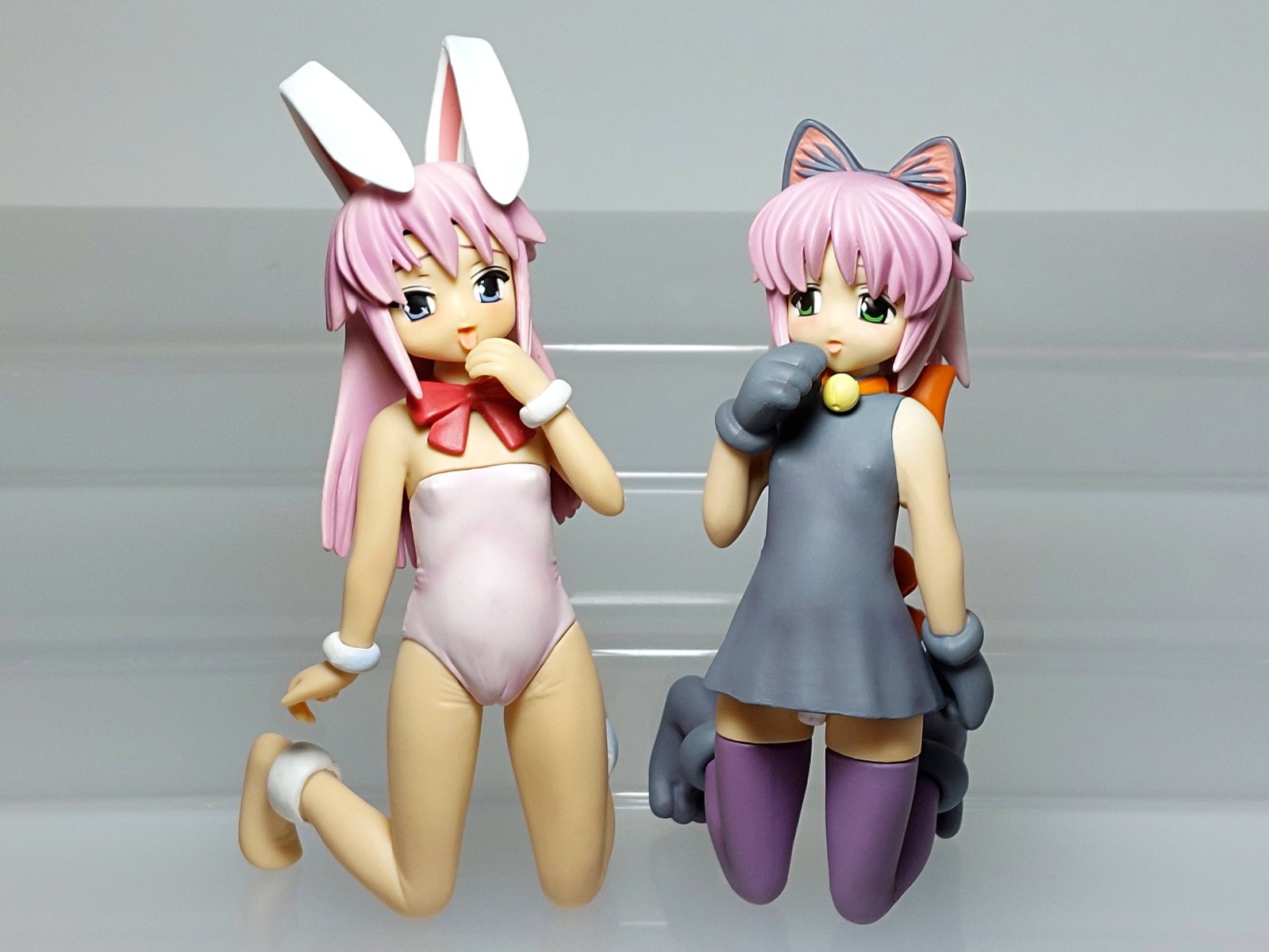 Hajimete no Oishasan Figure Asakura Maina (Bunny) Yuuna (Cat) Girl 4.6-5.1in